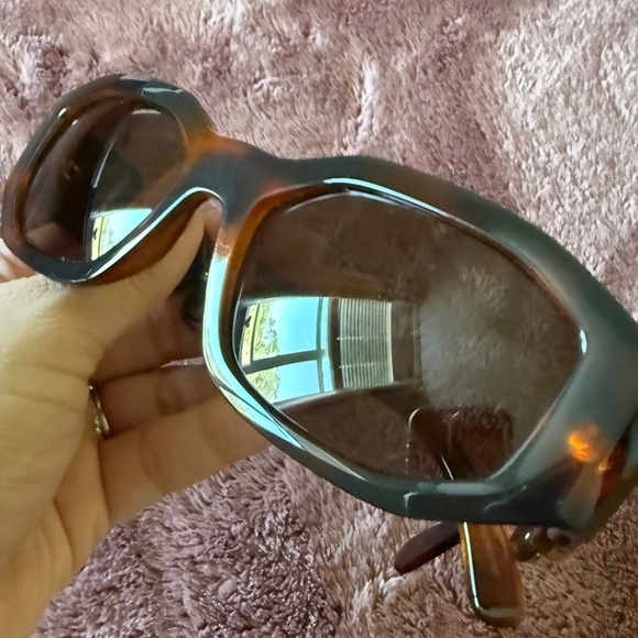 Versace Medusa (Unisex) Biggie Havana Brown 0VE4361 Sunglasses (EUC) - Picture 3 of 9